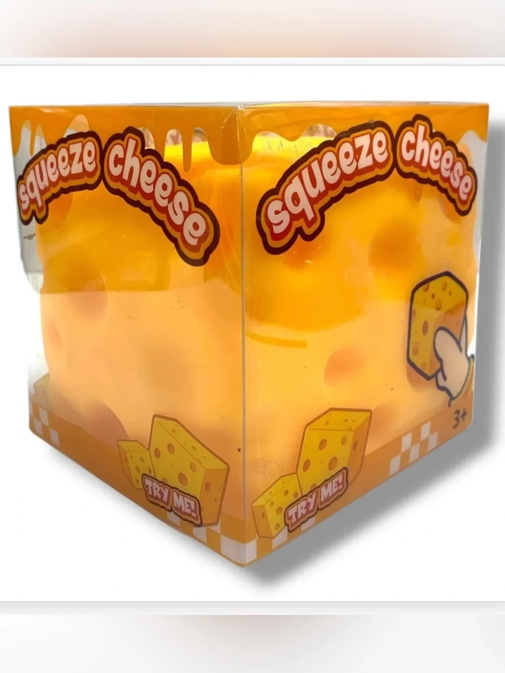 Squeeze Cheese Stress Toy - Jumbo